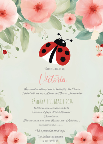 Invitație digitală majorat